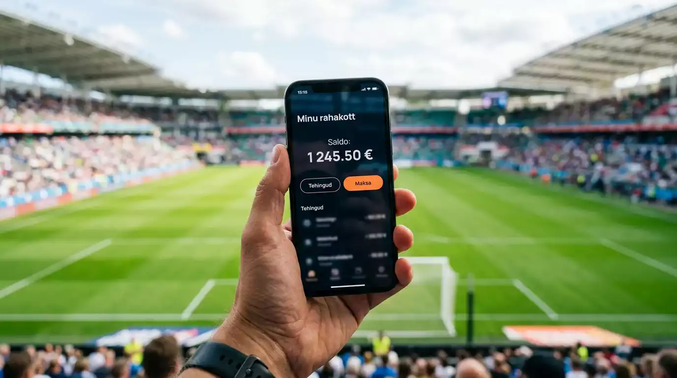 MiFinity mobiilirakendus panustamiseks nutitelefonist