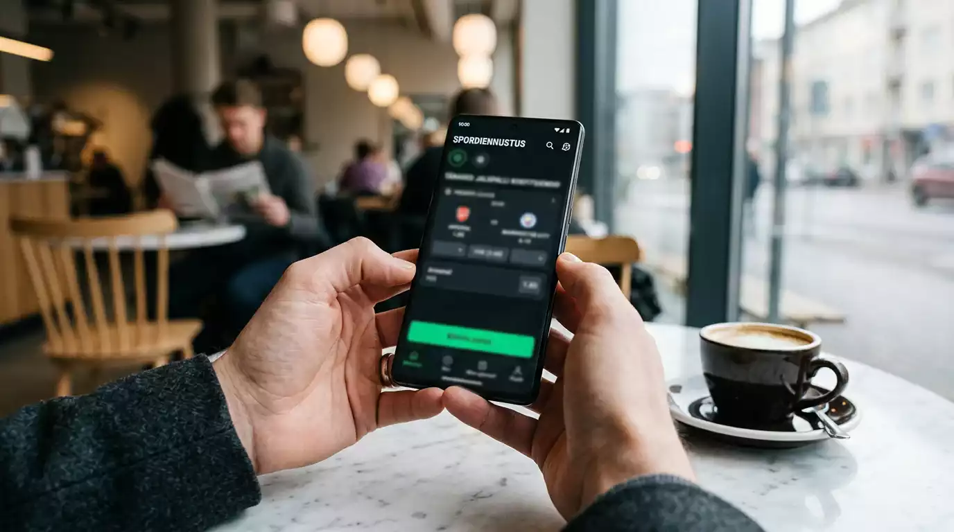 MiFinity mobiilirakendusega panustamine nutitelefonist